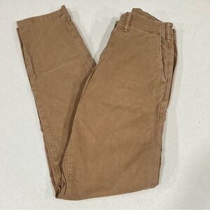 American Eagle Pants Mens 30x36 Tan Khaki Beige Flex Slim Straight Chino.